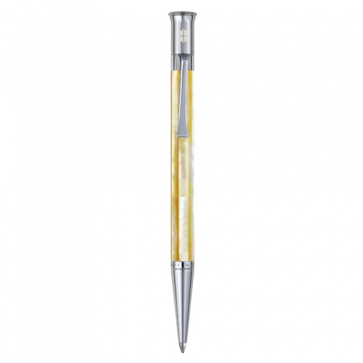 Northern Australia Golden Pearl Signature Pen-White Gold plated-Visionary